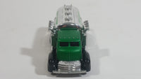 2009 Hot Wheels Fast Gassin Fuel Truck Green with Chrome Tank Die Cast Toy Car Vehicle