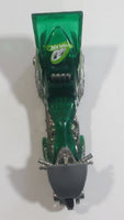 2005 Hot Wheels Rebel Rides Fright Bike Motorcycle Translucent Green Die Cast Toy Car Vehicle