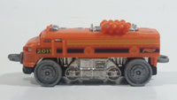 2011 Hot Wheels Rapid Transit Series Rocky Mountain Rail Train Engine Locomotive Orange Plastic Body Die Cast Toy Railway Railroad Vehicle