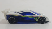 2008 Hot Wheels Rock 'n' Road GT Prototype 12 White Die Cast Toy Car Vehicle