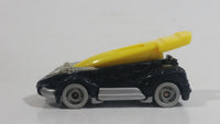 1995 Hot Wheels Shock Force Black and Yellow Die Cast Toy Car Vehicle McDonald's Happy Meal