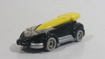 1995 Hot Wheels Shock Force Black and Yellow Die Cast Toy Car Vehicle McDonald's Happy Meal