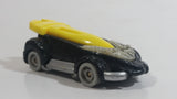 1995 Hot Wheels Shock Force Black and Yellow Die Cast Toy Car Vehicle McDonald's Happy Meal