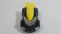 1995 Hot Wheels Shock Force Black and Yellow Die Cast Toy Car Vehicle McDonald's Happy Meal