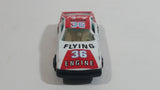 Vintage Yatming Toyota Celica Flying Engine #36 No. 1036 White Red Die Cast Toy Race Car Vehicle