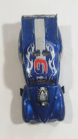 2007 Hot Wheels Racing '41 Willys Metalflake Blue #6 Die Cast Toy Hot Rod Car Vehicle