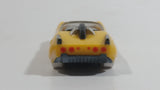 2008 Hot Wheels "Speed Racer" Racer X Street Car #9 Yellow Frosted White Plastic Body Die Cast Toy Car Vehicle