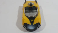 2008 Hot Wheels "Speed Racer" Racer X Street Car #9 Yellow Frosted White Plastic Body Die Cast Toy Car Vehicle