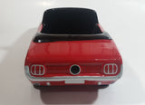 Teraflora Gifts 1965 Ford Mustang Convertible Red and Black Classic Muscle Car Shaped Ceramic Flower Planter 10 1/2" Long