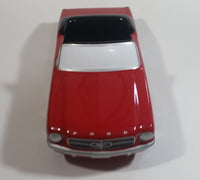 Teraflora Gifts 1965 Ford Mustang Convertible Red and Black Classic Muscle Car Shaped Ceramic Flower Planter 10 1/2" Long