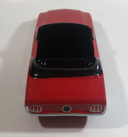 Teraflora Gifts 1965 Ford Mustang Convertible Red and Black Classic Muscle Car Shaped Ceramic Flower Planter 10 1/2" Long