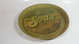 Vintage 1979 Colonel Goodfellow's Brand Famous Old Fashioned Sarsaparilia Soda 12 1/2" Round Metal Drink Beverage Serving Tray