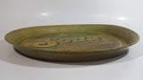 Vintage 1979 Colonel Goodfellow's Brand Famous Old Fashioned Sarsaparilia Soda 12 1/2" Round Metal Drink Beverage Serving Tray