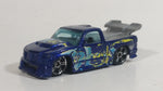 2008 Hot Wheels All Stars Super Tuned Truck Dark Blue Die Cast Toy Car Vehicle