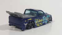 2008 Hot Wheels All Stars Super Tuned Truck Dark Blue Die Cast Toy Car Vehicle