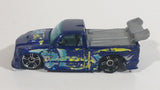 2008 Hot Wheels All Stars Super Tuned Truck Dark Blue Die Cast Toy Car Vehicle