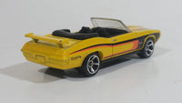 2011 Hot Wheels Muscle Mania 70 Pontiac GTO Convertible Yellow Die Cast Toy Car Vehicle