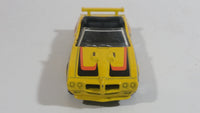 2011 Hot Wheels Muscle Mania 70 Pontiac GTO Convertible Yellow Die Cast Toy Car Vehicle