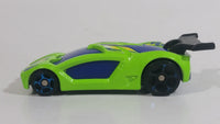 2009 Hot Wheels Impavido 1 Bright Green 3/7 Die Cast Toy Car Vehicle McDonald's Happy Meal