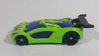 2009 Hot Wheels Impavido 1 Bright Green 3/7 Die Cast Toy Car Vehicle McDonald's Happy Meal