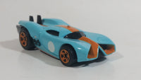 2008 Hot Wheels Prototype H-24 Light Blue Die Cast Toy Car Vehicle