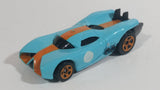 2008 Hot Wheels Prototype H-24 Light Blue Die Cast Toy Car Vehicle