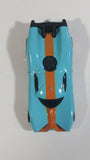 2008 Hot Wheels Prototype H-24 Light Blue Die Cast Toy Car Vehicle