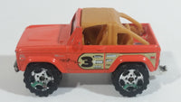 2008 Matchbox Off-Road Ford Bronco 4x4 1972 Orange Die Cast Toy Car Vehicle