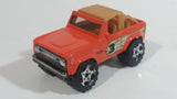 2008 Matchbox Off-Road Ford Bronco 4x4 1972 Orange Die Cast Toy Car Vehicle