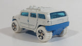 2015 Hot Wheels HW Off-Road Ice Mountain Rockster White Hummer Style Die Cast Toy Car Vehicle