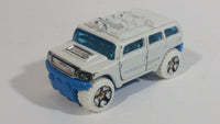 2015 Hot Wheels HW Off-Road Ice Mountain Rockster White Hummer Style Die Cast Toy Car Vehicle