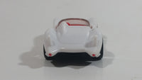 2008 Hot Wheels Mach 5 Speed Racer White Plastic Toy Race Car Vehicle