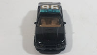 1996 Hot Wheels Police Cruiser Black with White Doors #96 Auto City Die Cast Toy Emergency Response Cop Vehicle