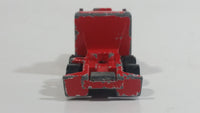 HTF Rare 1981 Hot Wheels Steering Rigs Peterbilt Semi Truck Rig Red Die Cast Toy Car Vehicle Hong Kong