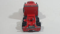 HTF Rare 1981 Hot Wheels Steering Rigs Peterbilt Semi Truck Rig Red Die Cast Toy Car Vehicle Hong Kong