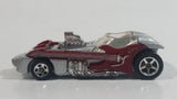 1996 Hot Wheels First Editions Twang Thang Metalflake Silver With Dark Red Guitars Die Cast Toy Car Vehicle