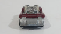 1996 Hot Wheels First Editions Twang Thang Metalflake Silver With Dark Red Guitars Die Cast Toy Car Vehicle