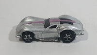 2005 Hot Wheels First Editions Drop Tops 1963 Corvette Sting Ray Metalflake Silver Die Cast Toy Car Vehicle