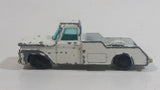 Vintage Husky Ford F350 Truck White Die Cast Toy Car Vehicle - Made in Great Britain