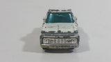 Vintage Husky Ford F350 Truck White Die Cast Toy Car Vehicle - Made in Great Britain