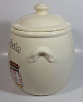 Vintage 1984 CHD Treasure Craft Chew Chew Train 9 1/2" Tall Ceramic Cookie Jar Made in U.S.A.