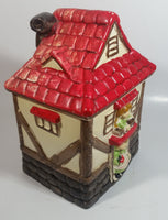 Vintage Woodward Cute German Bavarian Cottage House 9 12" Tall Ceramic Cookie Jar Made in Japan