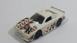 1999 Hot Wheels Mega Graphics Mustang Cobra Pearl White Die Cast Toy Car Vehicle