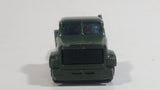 Vintage Majorette Magirus Army Green Military Army Semi Tractor Truck 1:100 Scale Die Cast Toy Car Trucking Rig Vehicle