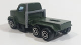 Vintage Majorette Magirus Army Green Military Army Semi Tractor Truck 1:100 Scale Die Cast Toy Car Trucking Rig Vehicle
