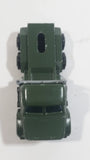 Vintage Majorette Magirus Army Green Military Army Semi Tractor Truck 1:100 Scale Die Cast Toy Car Trucking Rig Vehicle