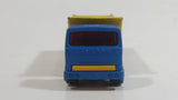 Vintage 1980 Lesney No. 30 Articulated Semi Truck Blue Tractor Yellow Trailer "International" Die Cast Toy Car Vehicle