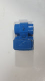 Vintage 1980 Lesney No. 30 Articulated Semi Truck Blue Tractor Yellow Trailer "International" Die Cast Toy Car Vehicle