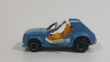 Vintage Majorette No. 223 Crazy Car Light Blue 1/55 Scale Die Cast Toy Car Vehicle Made in France