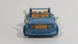 Vintage Majorette No. 223 Crazy Car Light Blue 1/55 Scale Die Cast Toy Car Vehicle Made in France